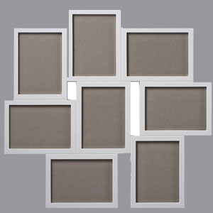 John Lewis Daya Multi-aperture Photo Frame, 4 Photo, 4 x 6 (10 x